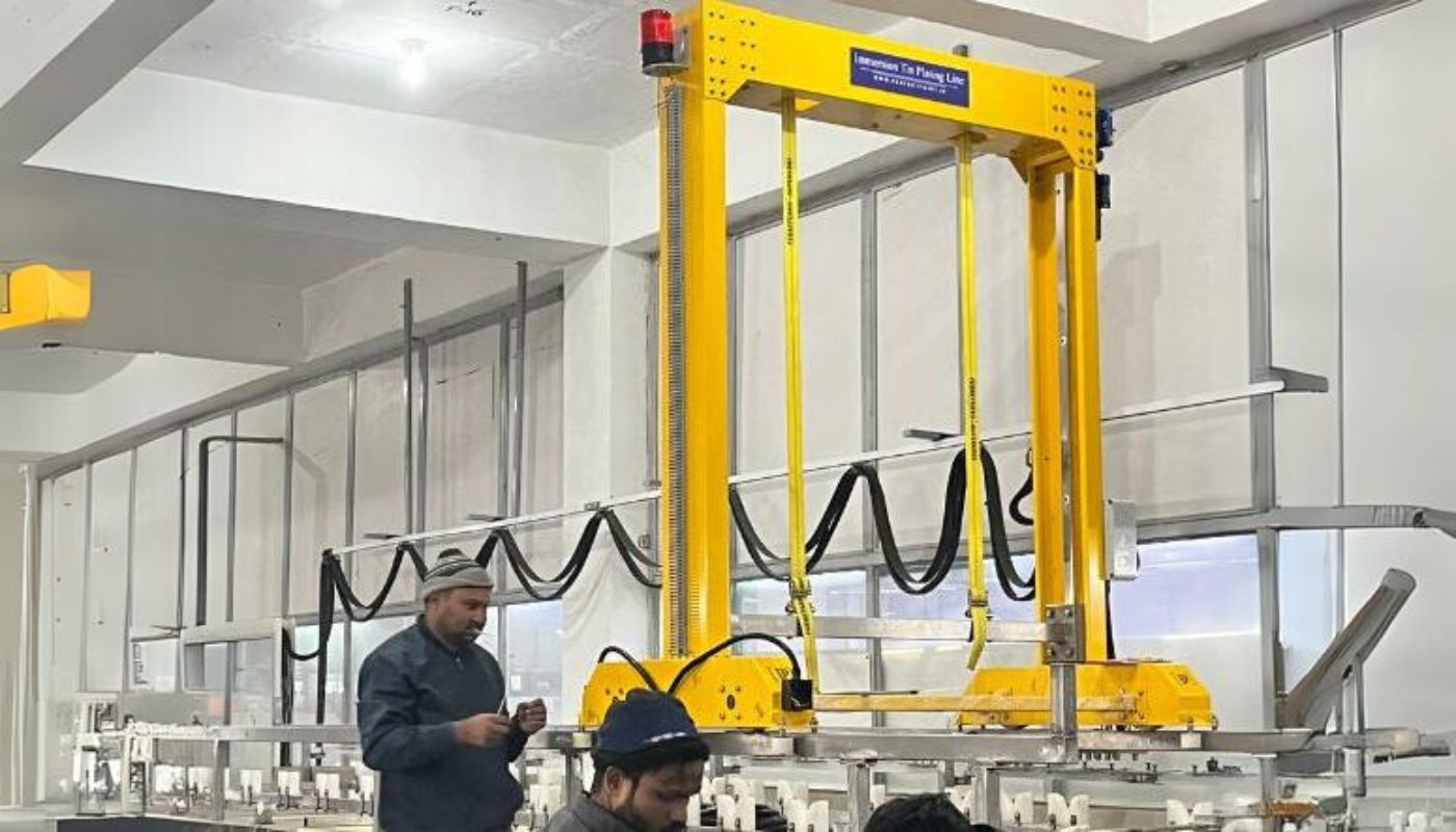 semi-auto plating plant